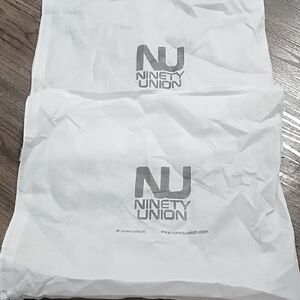 Ninety Union White Dust Bags